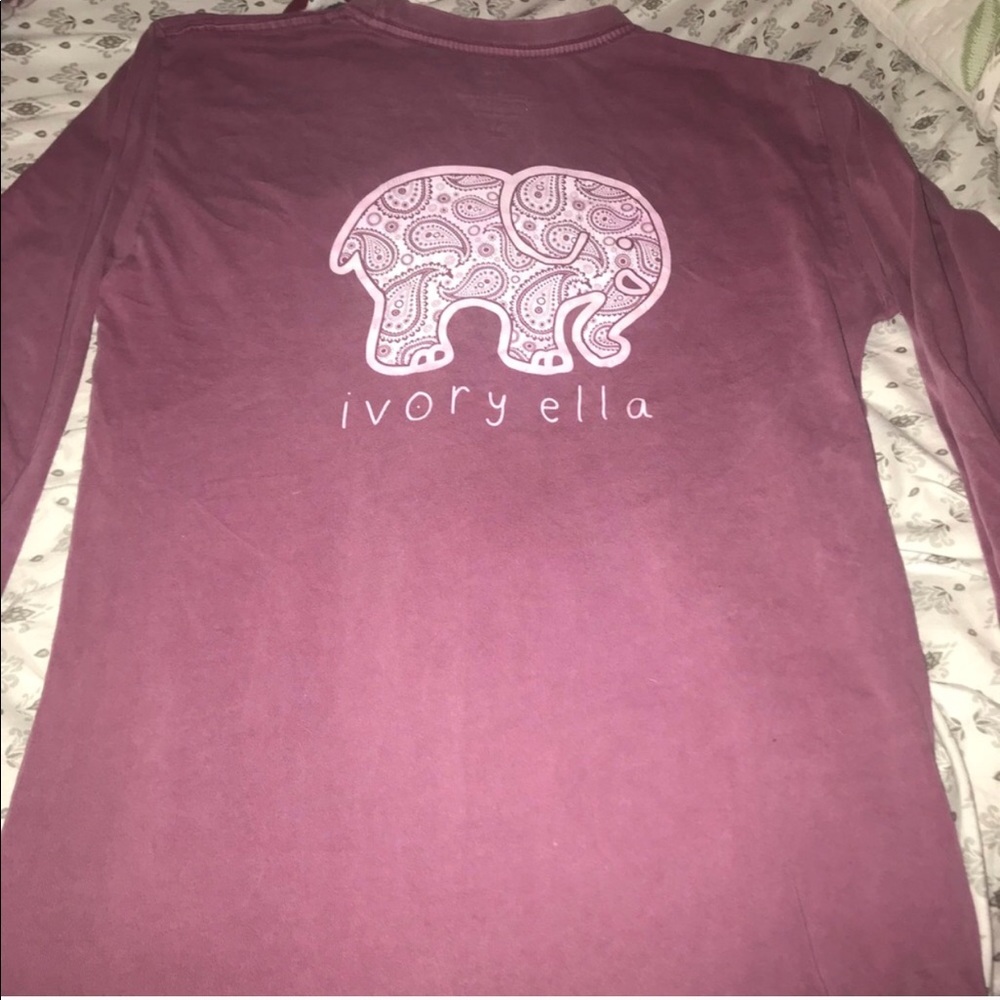 Purple long sleeve Ivory Ella shirt